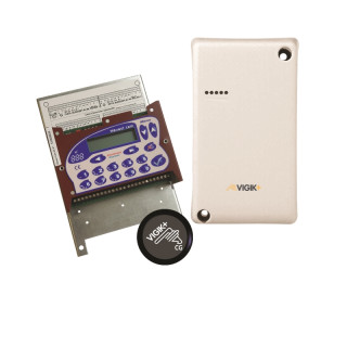 Pack cent. cont. d'accès HEXACT VIGIK+®/résidents 2 portes temps réel HEXACTWEB