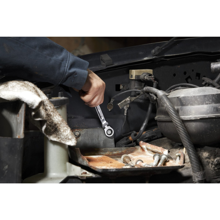 Set De 15 Clé À Cliquet Maxbite À Tête Flexible