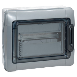 Coffret étanche Plexo³ 12 modules avec embouts à perforation directe prémontés