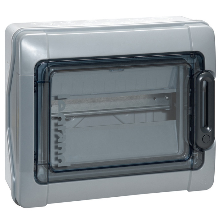 Coffret étanche Plexo³ 12 modules avec embouts à perforation directe prémontés Coffret étanche Plexo³ 12 modules avec embouts à perforation directe prémontés
