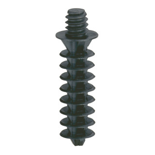 Cheville À Visser Noire Protégée Ultraviolets Pour Embase À Visser Et Colliers