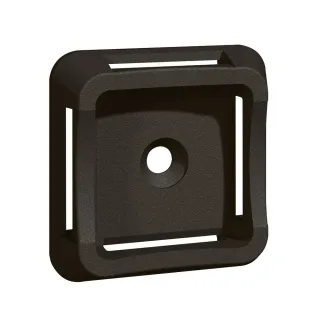 Embase Adhésive Noire Colring Pour Colliers Largeur 20Mm Maxi