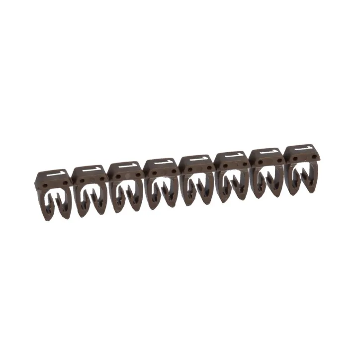 Repère Cab 3 Pour Filerie 0,5Mm² À 1,5Mm² Et Blocs De Jonction Chiffre 1 Brun