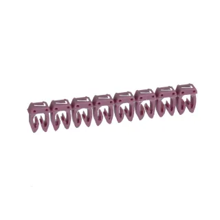 Repère Cab 3 Pour Filerie 0,5Mm² À 1,5Mm² Et Blocs De Jonction Chiffre 7 Violet