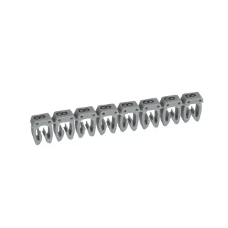 Repère Cab 3 Pour Filerie 0,5Mm² À 1,5Mm² Et Blocs De Jonction Chiffre 8 Gris