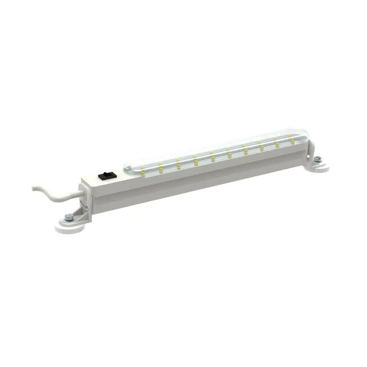 Panneau 1U Métal 19Pouces Équipé D'Un Kit D'Éclairage Et Inter Avec Tube Led 8W