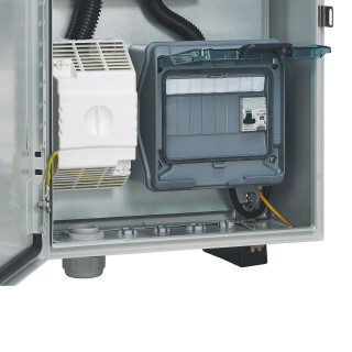 Coffret Comptage Green'Up Avec Prise Mode 2 + Disjoncteur De Branchement