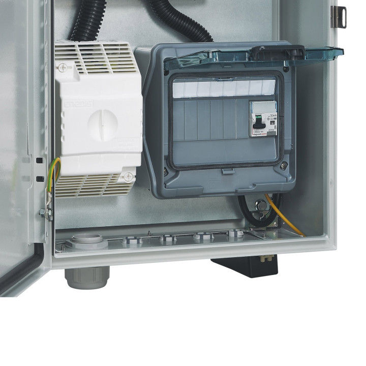 Coffret Comptage Green'Up Avec Prise Mode 2 + Disjoncteur De Branchement