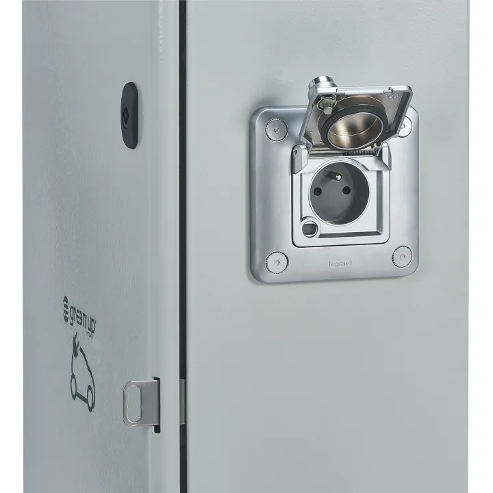 Coffret Comptage Green'Up Avec Prise Mode 2 + Disjoncteur De Branchement