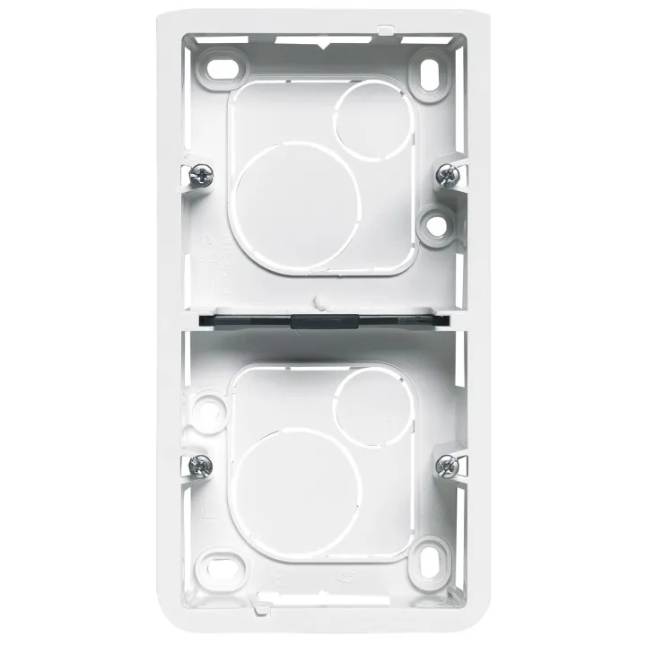 Cadre Mosaic Pour 4 Modules Montage Vertical - Profondeur 40Mm