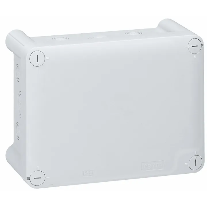 Boîte De Dérivation Rectangulaire Pour Presse-Étoupe Plexo Gris - 180X140X86Mm