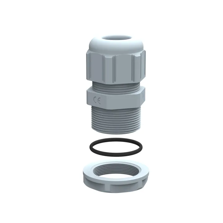 Presse-Étoupe Plastique Ip68 Iso40 Ral7001