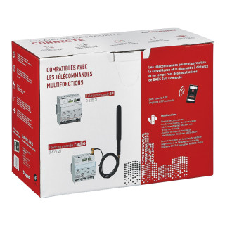 Pack 3 Baes D'Évacuation Saillie À Led 45Lm 1H Plastique Ip43 Ik07 Sati Connecté