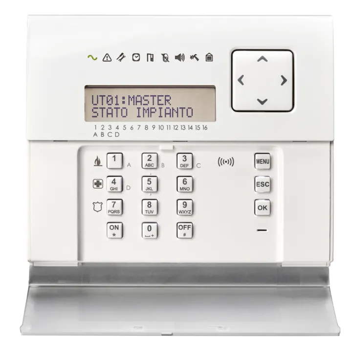 Clavier Avec Écran Lcd Et Lecteur Proximité Pour Centrales Série Mp3000