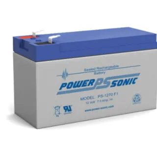 Batterie Powersonic  7Ah  12 Volts  Dim pour systèmes intrusions