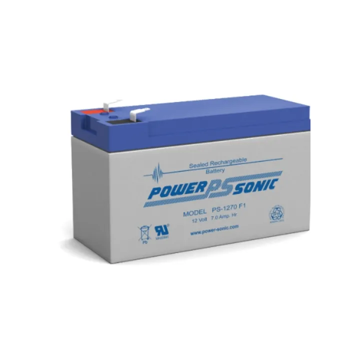 Batterie Powersonic  7Ah  12 Volts  Dim pour systèmes intrusions