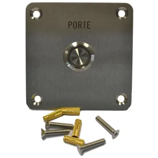 Bouton Poussoir Sortie Lum No/Nf 100X100 Porte