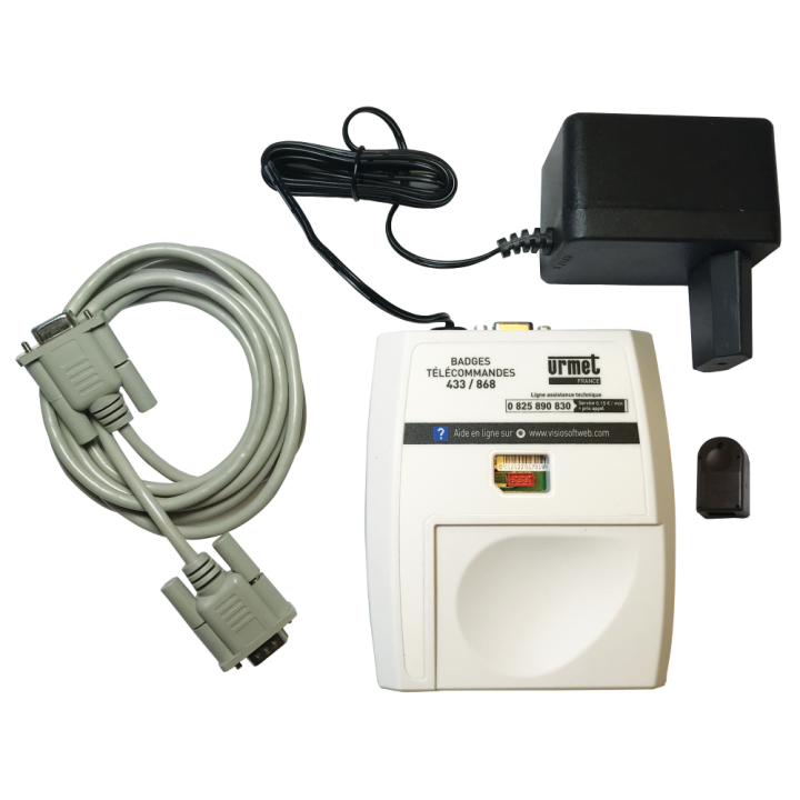 Encodeur de badges et télécommande RS232 PROX HF 433/868, ancienne gamme.