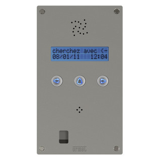 Platine de rue à  Défilement De Noms Bibus Audio 2L Inox