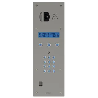 Platine de rue à  Défilement De Noms Bibus 2L Inox Clavier Video