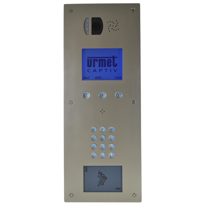 Platine de rue à  Défilement De Noms Bibus Video 8L Inox Clavier Vig Cvcl Platine de rue à  Défilement De Noms Bibus Video 8L Inox Clavier Vig Cvcl