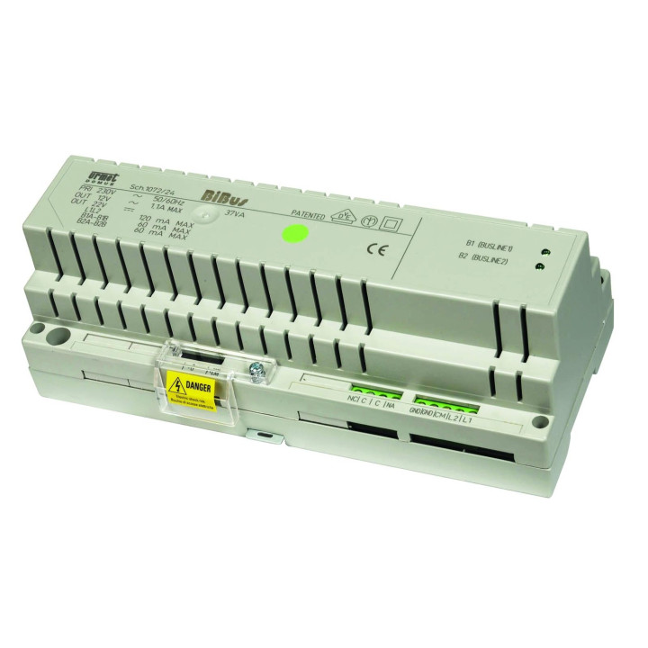 Coupleur Bibus 50 log Urmet, alimente jusqu’à 50 postes sur 2 colonnes