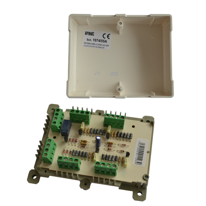 Dérivateur Vidéo Bibus 4S, 1 Entrée, 1 Sortie, 4 Sorties Moniteurs