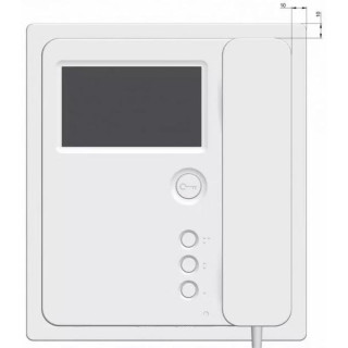 Plaque De Proprete Moniteur 1750/1 Pour Systèmes Urmet