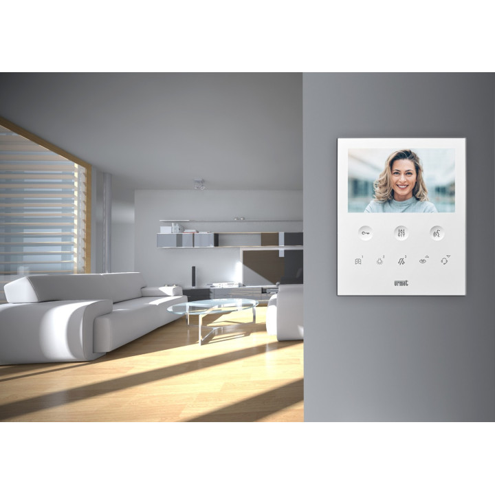 Moniteur D'Interphonie Main-Libre Vog5 Avec Écran 5" Compatible 2Voice