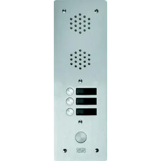 Plaque Av Alu 6Mm 1R 03Bp pour systèmes URMET