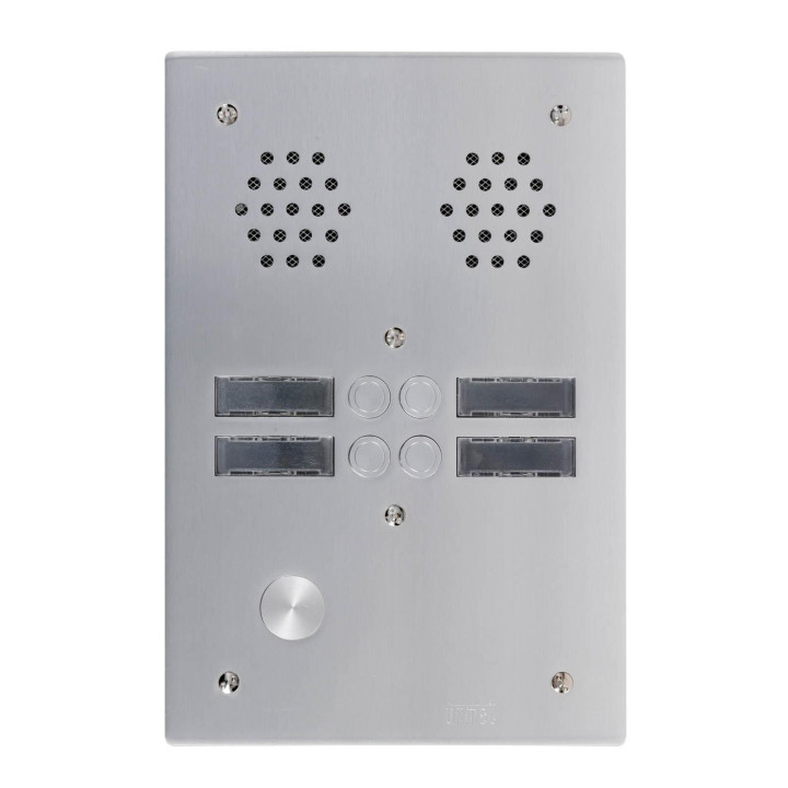 Ce produit est Plaque A.V Alu 6Mm 2R 04Bp pour systèmes URMET