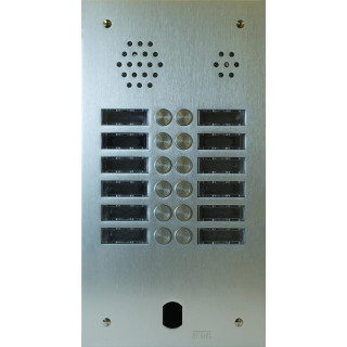 Plaque Audio Alu 2R 12Bp 2Voice Complete