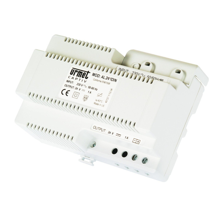 Alimentation 24Vcc 1A, Rail Din 6 modules, conforme EN61558