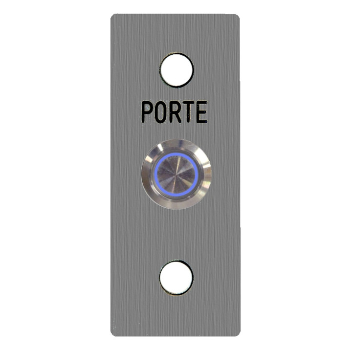 Bouton Poussoir De Sorite Lumineux 40X100 No/Nf Porte