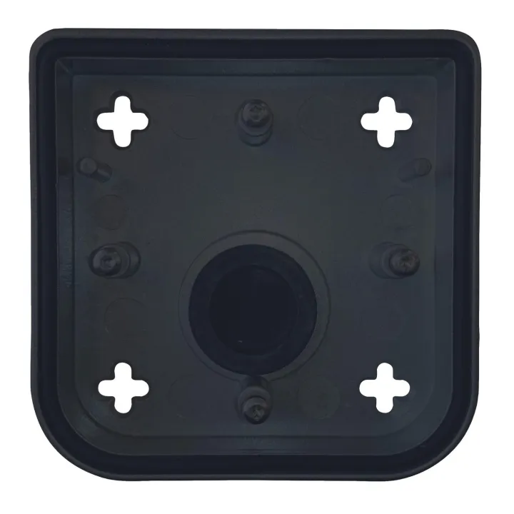 Embase Ba/Of/90Lha Ral7021 pour systèmes URMET