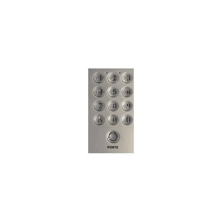 Clavier Codé Avec Perçage Vigik Et Emplacement Libre