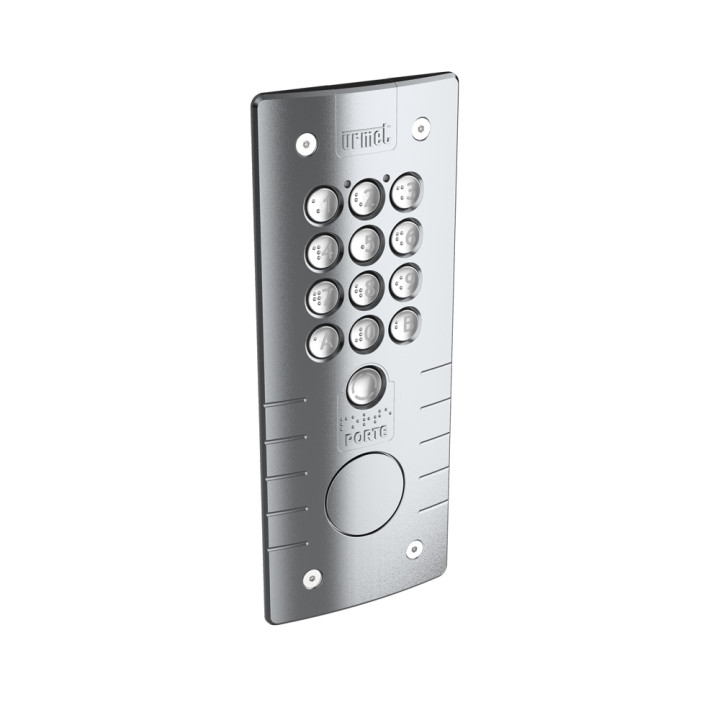 Clavier À Code Percage T25 Zamac Gris - 12 Touches Et Bouton Porte