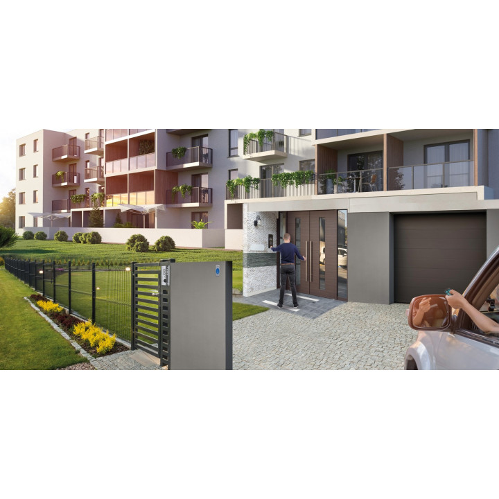 Clavier À Code Percage T25 Zamac Gris - 12 Touches Et Bouton Porte