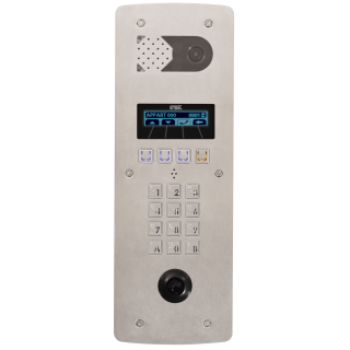 Platine Vidéo À Défilement 2Voice 2 Lignes Perçage T25 - Inox Bord De Mer