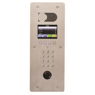 Platine Vidéo À Défilement 2Voice Graphique Perçage T25 - Inox Format Db