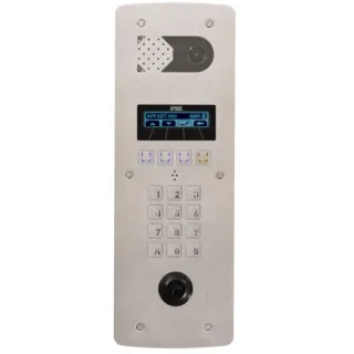 Platine de rue à  Défilement De Noms Inox 2 Lig T25 Nexity