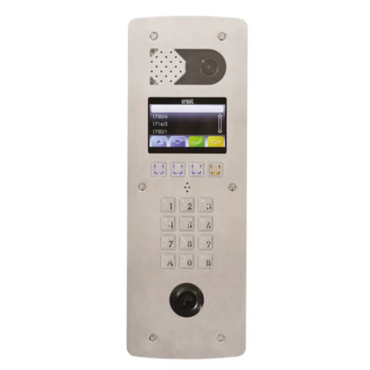 Platine de rue à  Défilement De Noms Inox Tft 4'' T25 Nexity