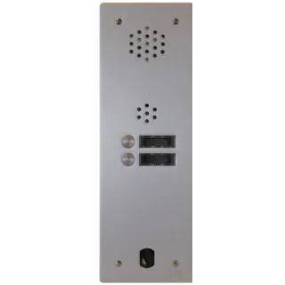 Kit Audio Préprogrammé, 2Voice, Platine Et Postes, 1 Rangée, 2 Boutons
