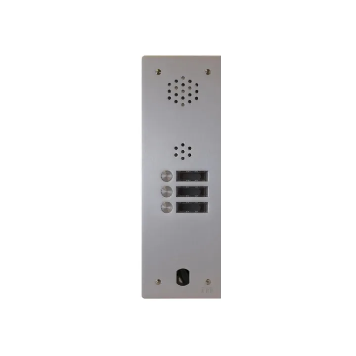 Kit Audio Préprogrammé, 2Voice, Platine Et Postes, 1 Rangée, 3 Boutons
