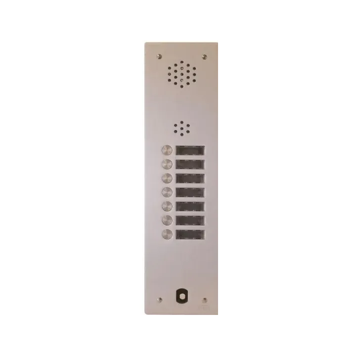 Kit Audio Préprogrammé, 2Voice, Platine Et Postes, 1 Rangée, 7 Boutons