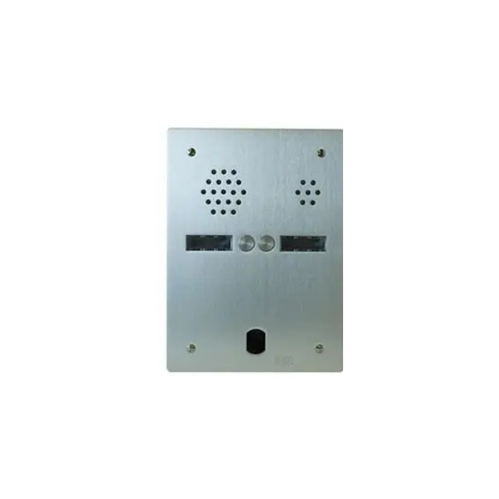 Kit Audio Préprogrammé, 2Voice, Platine Et Postes, 2 Rangée, 2 Boutons