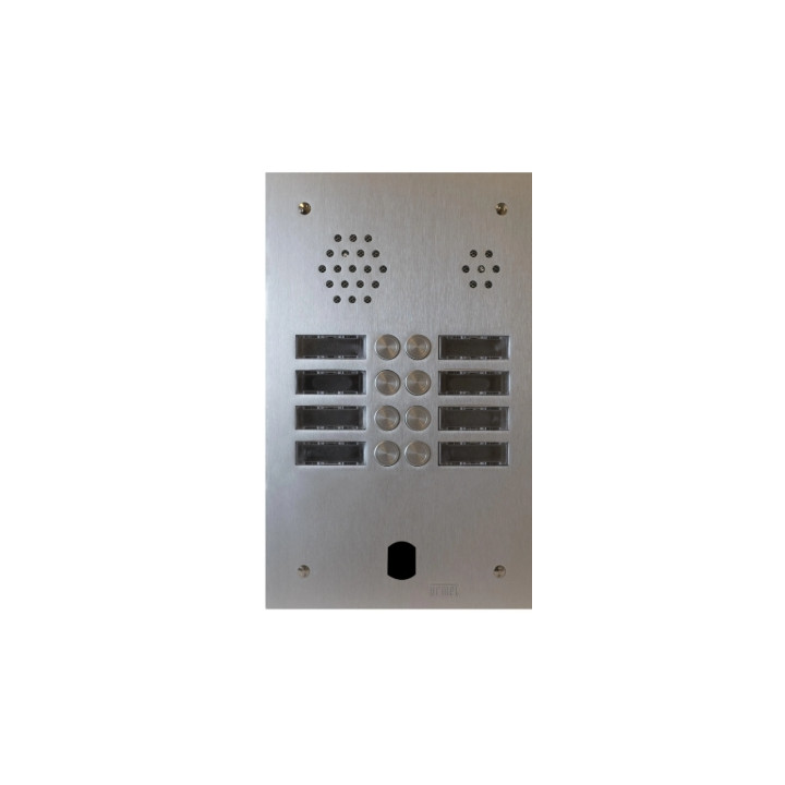 Kit Audio Préprogrammé, 2Voice, Platine Et Postes, 2 Rangées, 8 Boutons