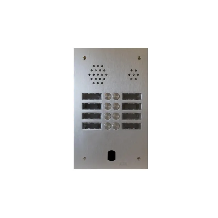 Kit Audio Préprogrammé, 2Voice, Platine Et Postes, 2 Rangées, 8 Boutons