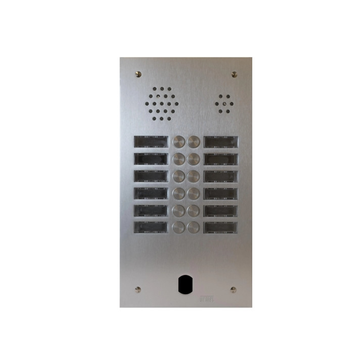 Kit Audio Préprogrammé, 2Voice, Platine Et Postes, 2 Rangées, 12 Boutons