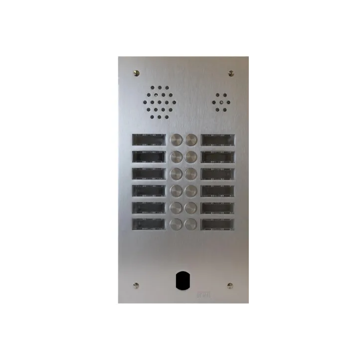Kit Audio Préprogrammé, 2Voice, Platine Et Postes, 2 Rangées, 12 Boutons